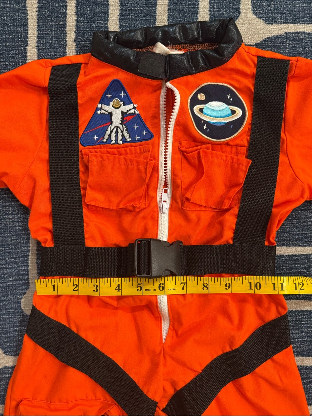 TEETOT & CO. | Kids Orange Space Explorer Jumpsuit - Picture 7 of 7